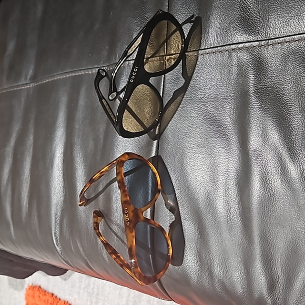 Gucci men sunglasses! 2 pair ! $450 or sold separately!!! 225, Black Has Sold!